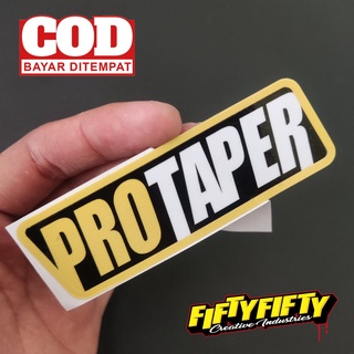 สติกเกอร์เคลือบเงา พิมพ์ลาย PROTAPER สําหรับติดตกแต่งหมวกกันน็อค รถจักรยานยนต์ รถยนต์