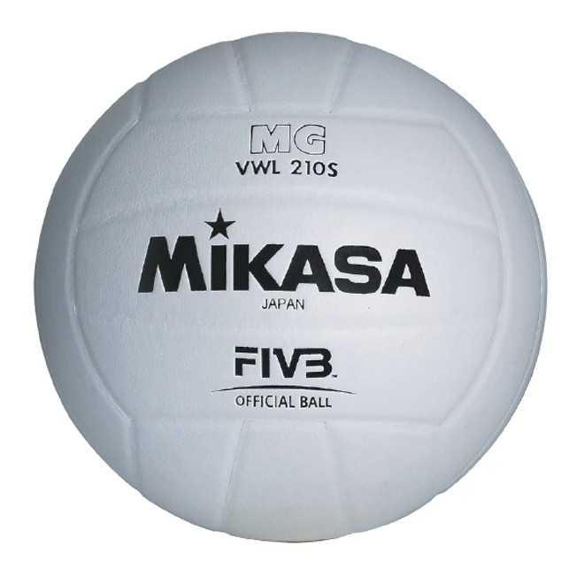 ภาพหน้าปกสินค้าMIKASA วอลเลย์บอลหนัง Volleyball PU 5 th VWL210S FIVB (840) แถมฟรี ตาข่ายใส่ลูกฟุตบอล +เข็มสูบลม จากร้าน landcosport บน Shopee