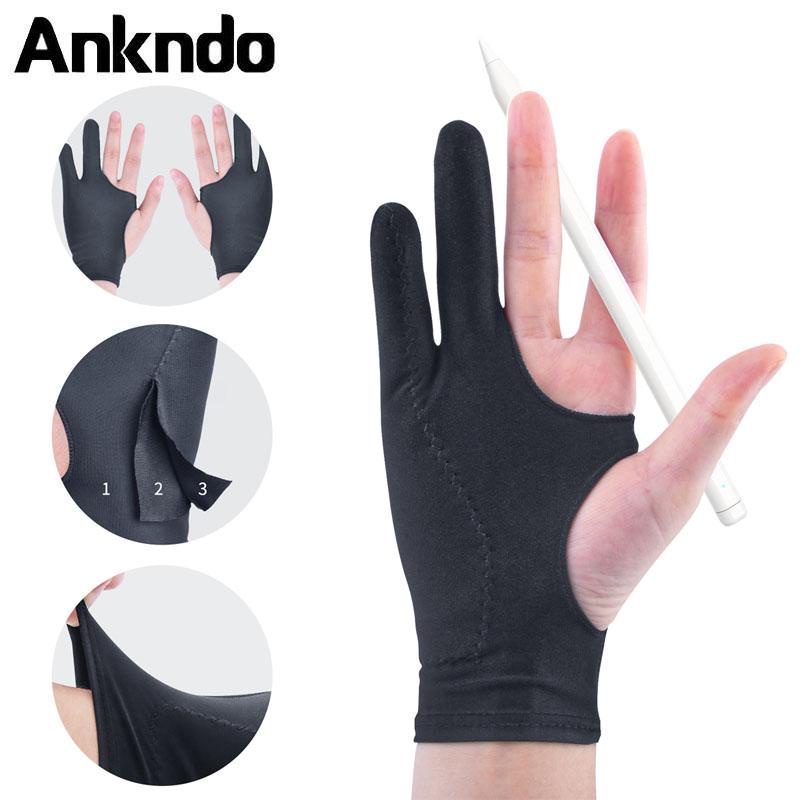 ankndo-ถุงมือปากกาสไตลัส-2-นิ้ว-ยืดหยุ่น-กันหมอก-อุปกรณ์เสริม-สําหรับวาดภาพระบายสี