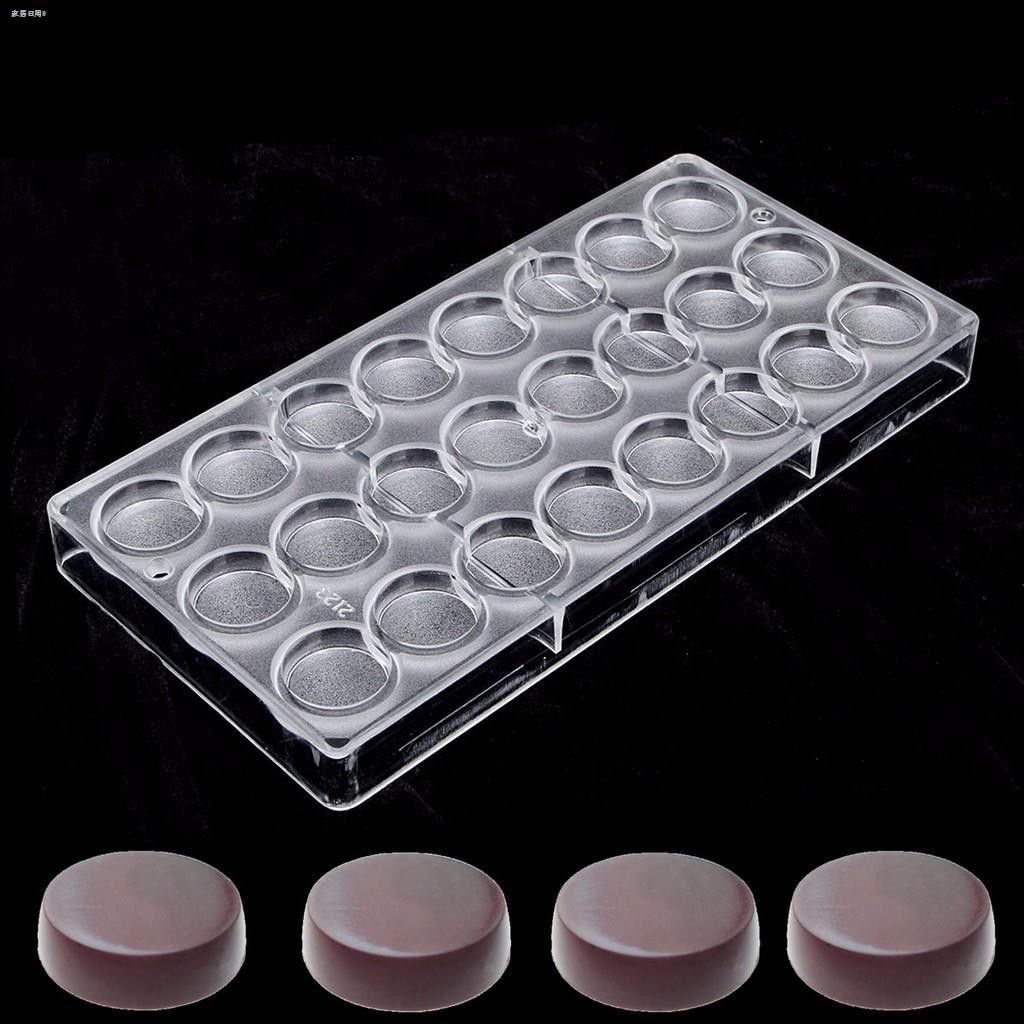 goodd83cdfc6matte-round-shaped-polycarbonate-sweet-candy-mold-24-diy-pc-chocolate-mould-tray