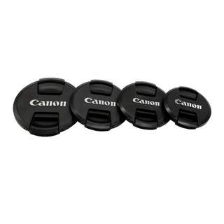 ภาพขนาดย่อของภาพหน้าปกสินค้าNew Version Canon Lens Cap ฝาปิดหน้าเลนส์ แคนอน ขนาด 49 52 55 58 62 67 72 77 mm. จากร้าน fotostuff บน Shopee