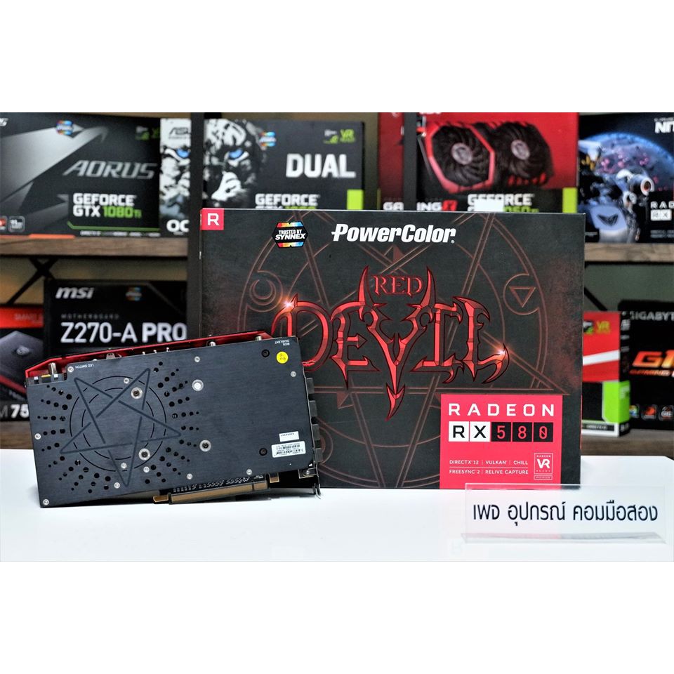 การ์ดจอ POWER COLOR Red Devil RX580 8GB | Shopee Thailand