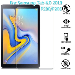 ฟิล์มกระจกนิรภัยกันรอยหน้าจอสําหรับ Samsung Galaxy Tab A 8 . 0 2019 P200 P205