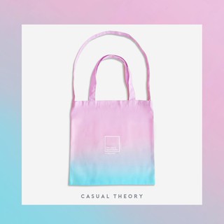 Pantone Square Tote Pink Lady &amp; Island Paradise  by Casual Theory