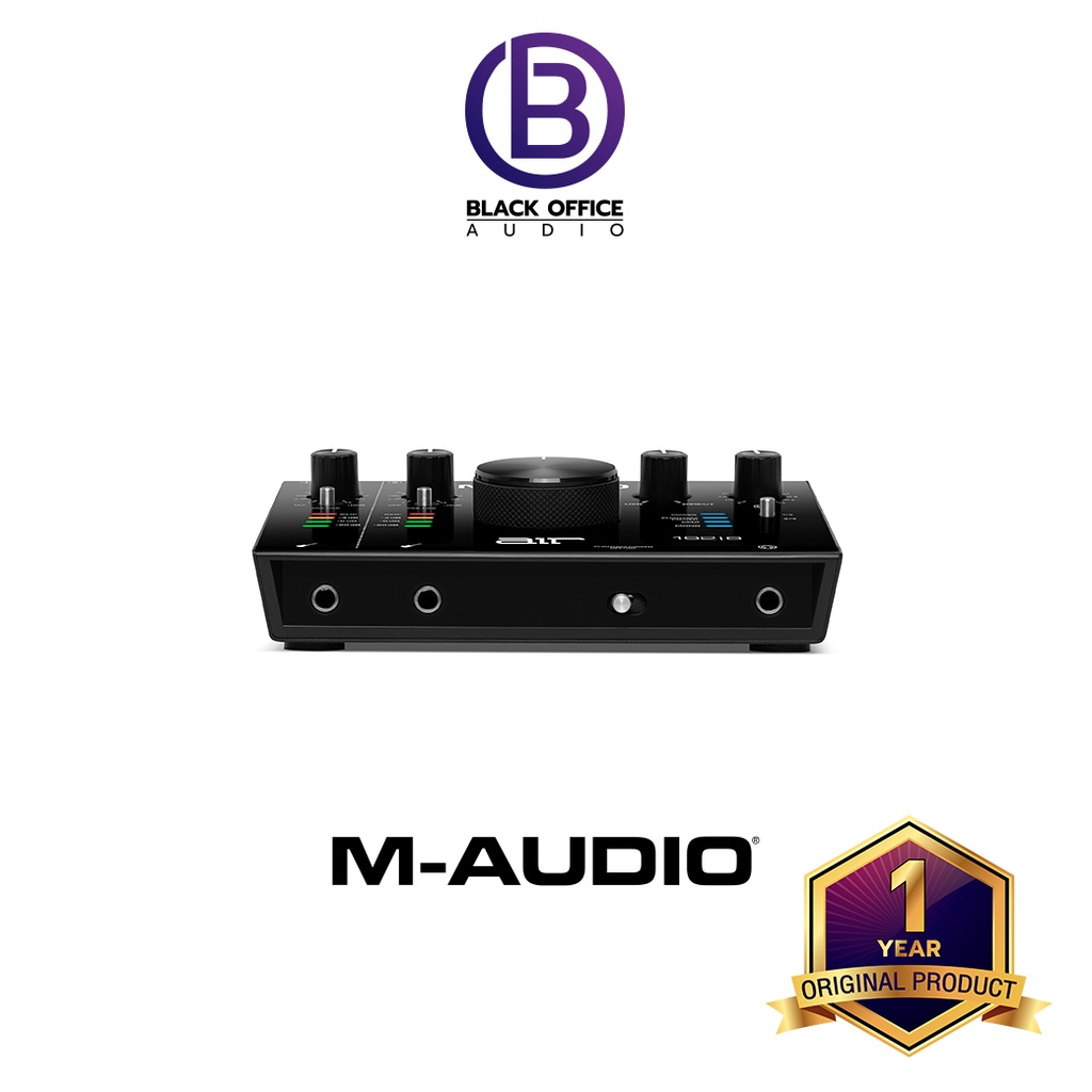 m-audio-air-192-8-ออดิโออินเตอร์เฟส-บันทึกเสียง-ทำเพลง-usb-audio-interface-blackofficeaudio