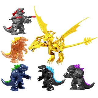 ฟิกเกอร์ Godzilla Minifigures Big King Ghidorah ของเล่นสําหรับเด็ก