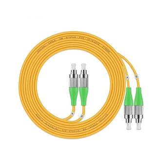 3.0mm 9/125 SM Duplex FC/APC to FC/APC Fiber Optic Patch Cord Jumper Cable