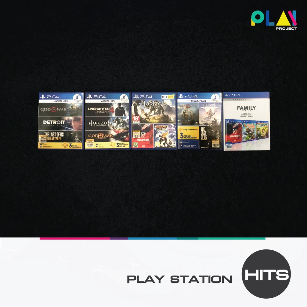 ภาพหน้าปกสินค้าเกม PS4 มือสอง กว่า 100 เกม (Playstation Hits)