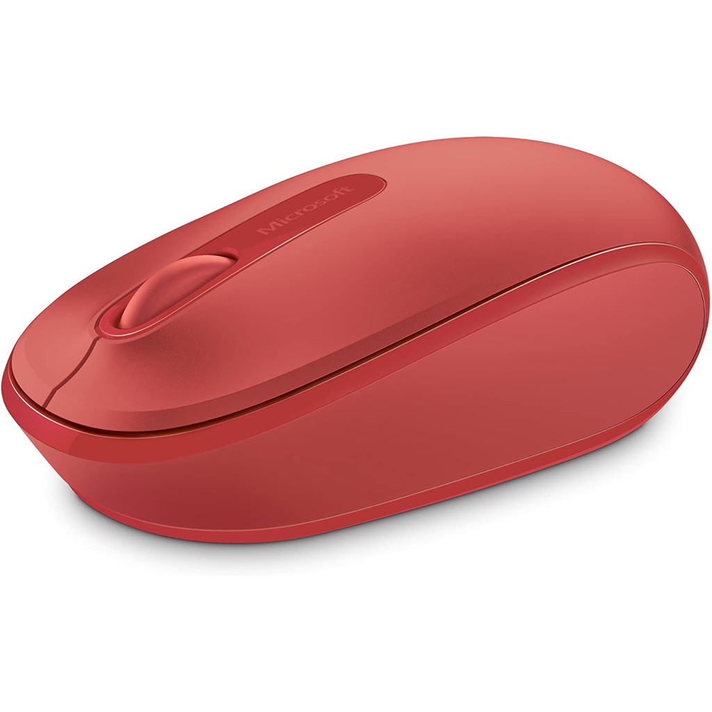 microsoft-wireless-mouse-1850-เมาส์ไร้สาย-สีแดง-ของแท้-ประกันศูนย์-3ปี-red