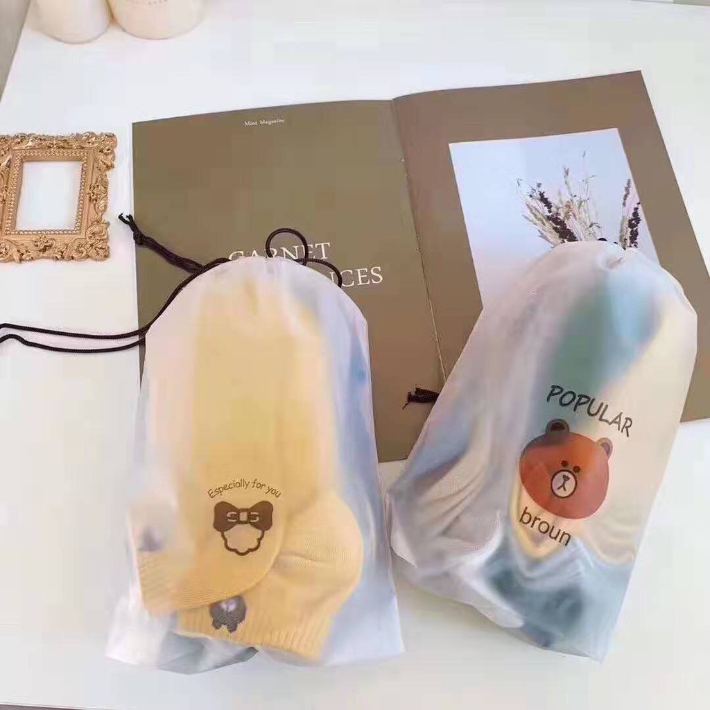 ภาพสินค้าถุงเท้าหมี ข้อสั้น 1แพ็คมี10 คู่  ถุงเท้าเกาหลี ลายหมี พร้อมส่ง จากร้าน omuda_shop บน Shopee ภาพที่ 5