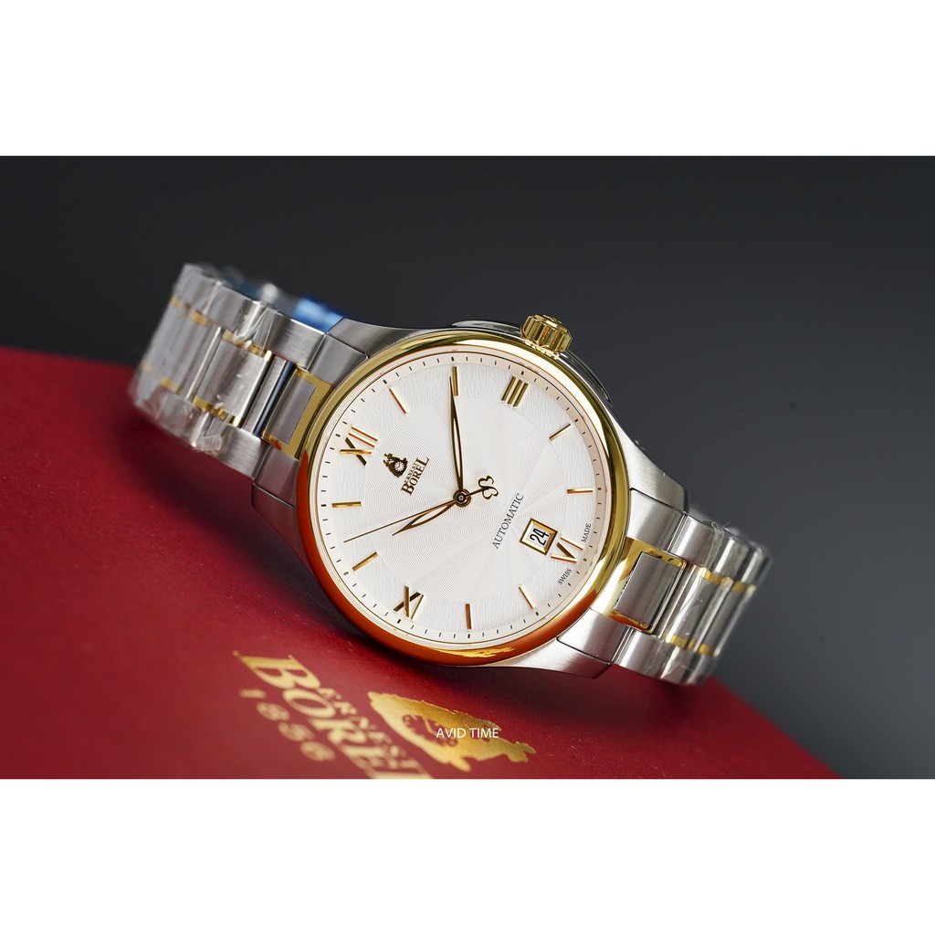 นาฬิกา-ernest-borel-41mm-mechanical-vintage-dress-watch-bracelet-gb7350-232a