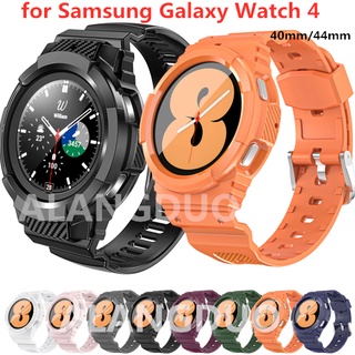 สายนาฬิกาข้อมือ คาร์บอนไฟเบอร์ TPU ทนทาน สําหรับ Samsung Galaxy Watch 4 5 Frontier Galaxy Watch 4 40 มม. 44 มม.