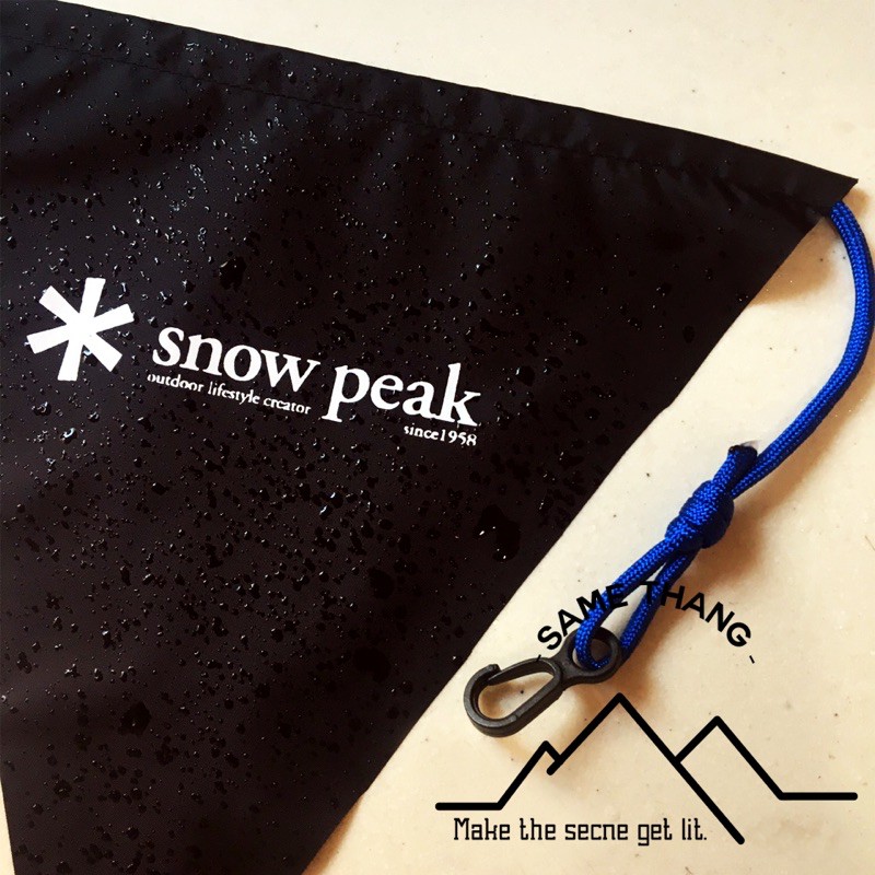 ธงแคมป์-snowpeak-สีดำ