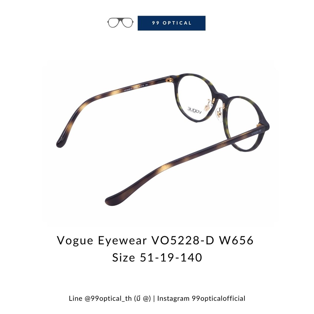 กรอบแว่น-vogue-eyewear-รุ่น-vo5228-d-w656-ทรงกลม-สีน้ำตาลลายกระ