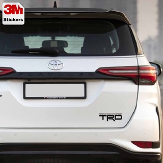 TRD Toyota racing development สติ๊กเกอร์ 3M ลอกออกไม่มีคราบกาว, Removable 3M sticker สติ๊กเกอร์ติดรถยนต์มอเตอร์ไซ