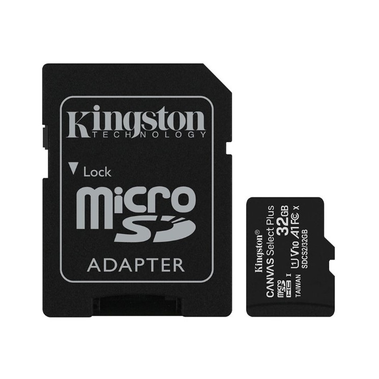ภาพสินค้าKINGSTON 32 GB MICRO SD CARD (ไมโครเอสดีการ์ด) CANVAS SELECT PLUS (SDCS2/32GB) จากร้าน jib_officialshop บน Shopee ภาพที่ 1