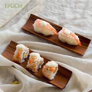 Epoch ถาดไม้ทรงสี่เหลี่ยมผืนผ้าสไตล์ญี่ปุ่น