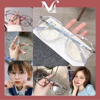 ภาพหน้าปกสินค้าแว่นตาแฟชั่นเกาหลี แว่นกันรังสี แว่นกรองแสง กรองแสงจอคอม กรอบแปดเหลี่ยม unisex ซึ่งคุณอาจชอบราคาและรีวิวของสินค้านี้