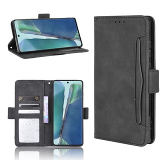 Samsung Galaxy S20 Fan Edition S20 FE 5G Multi-function Card Slot Leather Book Flip Design Wallet Cover