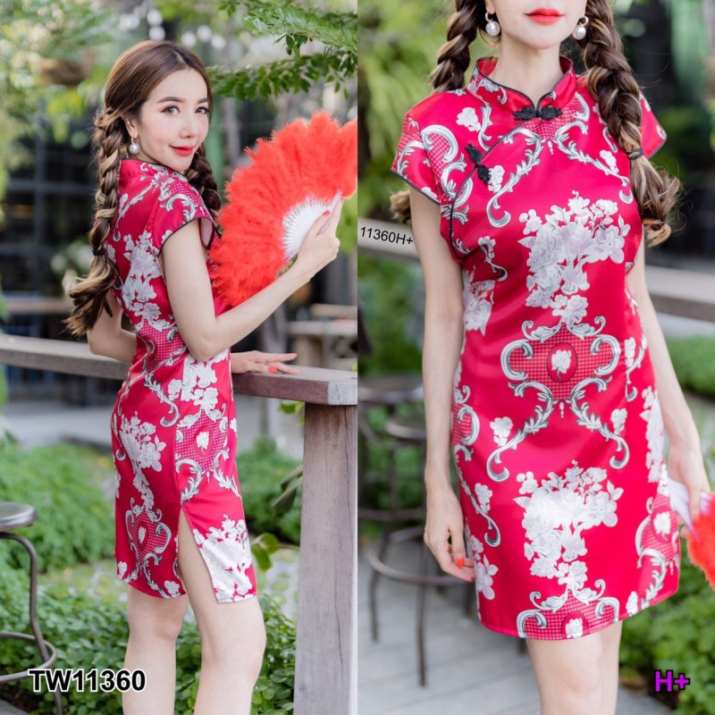 tw11360-เดรสกี่เพ้าแขนสั้น-รายละเอียดสินค้า-dress-เดรสกี่เพ้าแขนสั้นทรงสอบ-งานเนื้อผ้าซาร่า