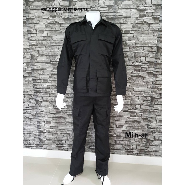ภาพหน้าปกสินค้าชุดเวสสีดำทหารพราน,ชุดเวสสีดำ