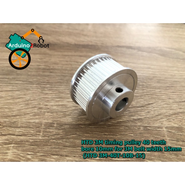 htd-3m-timing-pulley-40-teeth-bore-10mm-สำหรับสายพาน-3m-belt-width-15mm-htd-3m-40t-10b-15