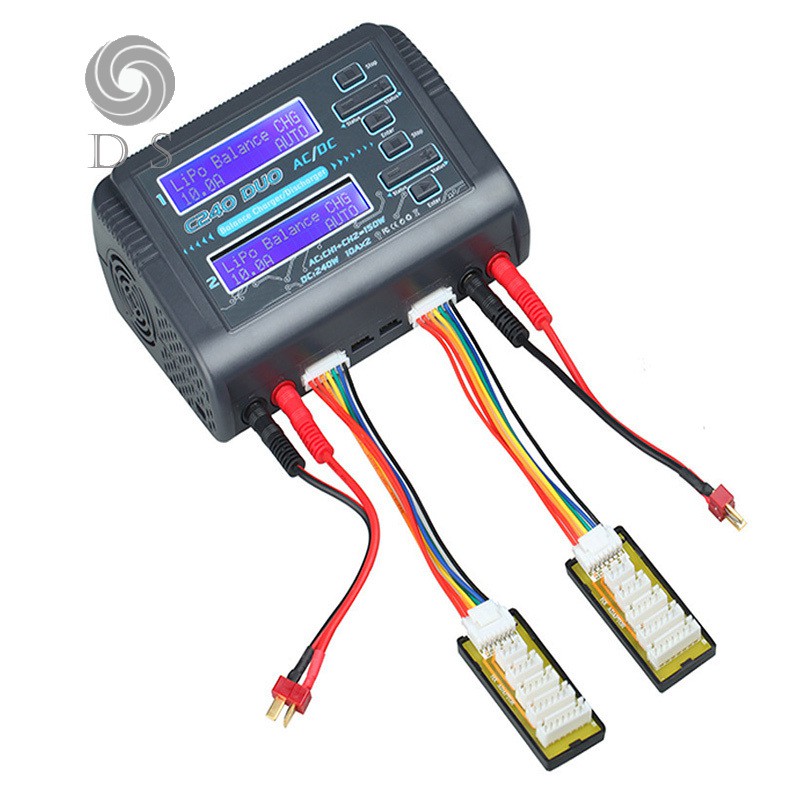 c-240-dual-channel-rc-lipo-อุปกรณ์ที่ชาร์จแบตเตอรี่-rc-aircraft-lipo