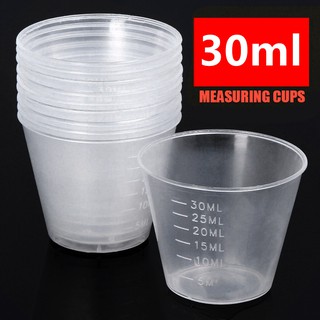 สินค้า ถ้วยตวง พลาสติก สีใส สำหรับทำขนม 30 มล 30ML PET Measuring cup
