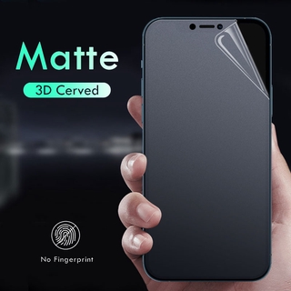Full Cover Matte Screen Protector For iPhone 11 12 13 Pro XS Max 6 6s 7 8 Plus X XR 12 MIni Frosted Hydrogel Film