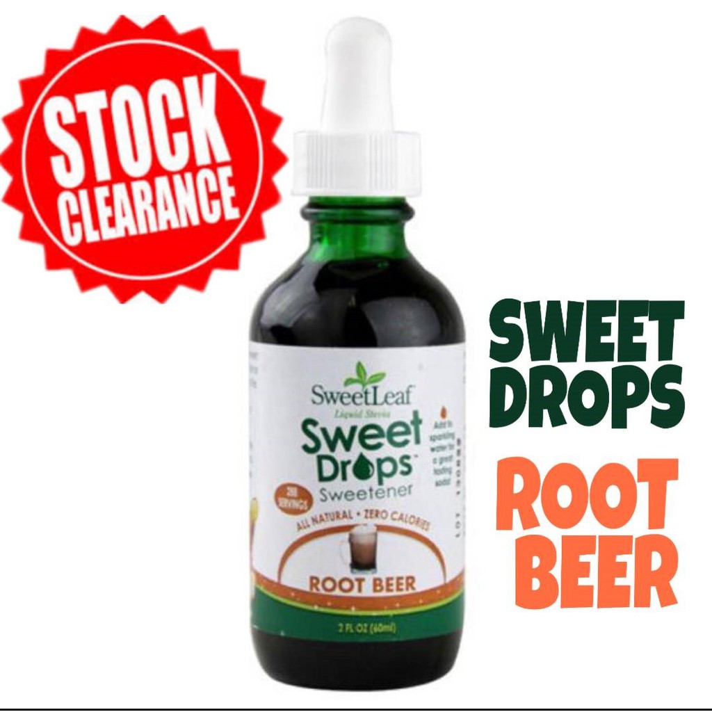 🔥ลดล้างสต๊อค🔥 SweetLeaf น้ำตาลหญ้าหวาน Stevia แบบน้ำแบบหยด โคล่า, Root