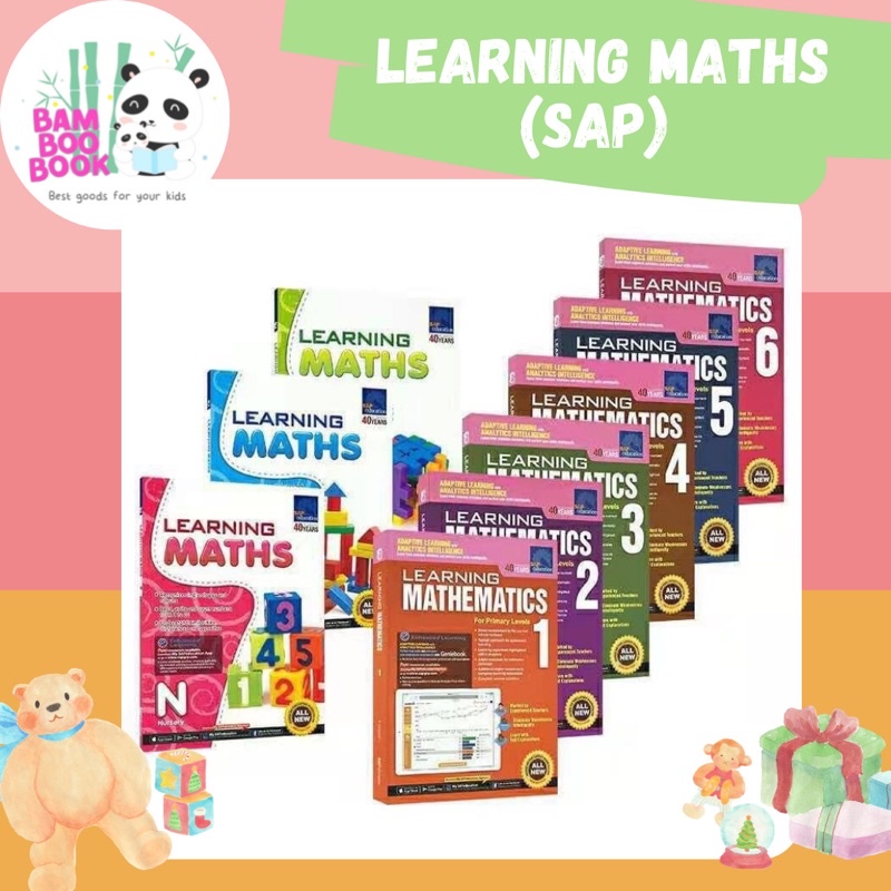 learning-maths-mathematics-แบบฝึกหัดเลขหลักสูตรสิงค์โปร์-sap-พร้อมส่งค่ะ