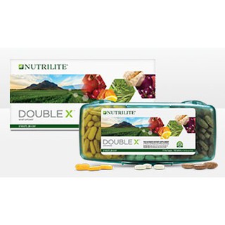 ภาพขนาดย่อของภาพหน้าปกสินค้าดับเบิ้ล เอ็กซ์ (ตลับจริง/รีฟิล) Nutrilite Double X Amway Exp.-11/2023 จากร้าน freedutykhoo บน Shopee