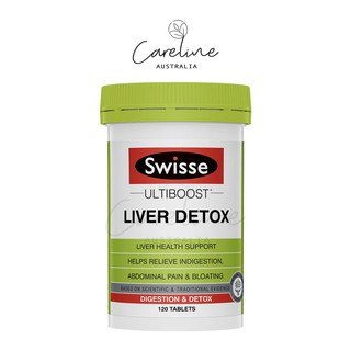 🇦🇺Swisse Ultiboost Liver Detox 120 Tablets อาหารเสริมดีท๊อกซ์ แท้ 100% นำเข้าจากออสเตรเลีย