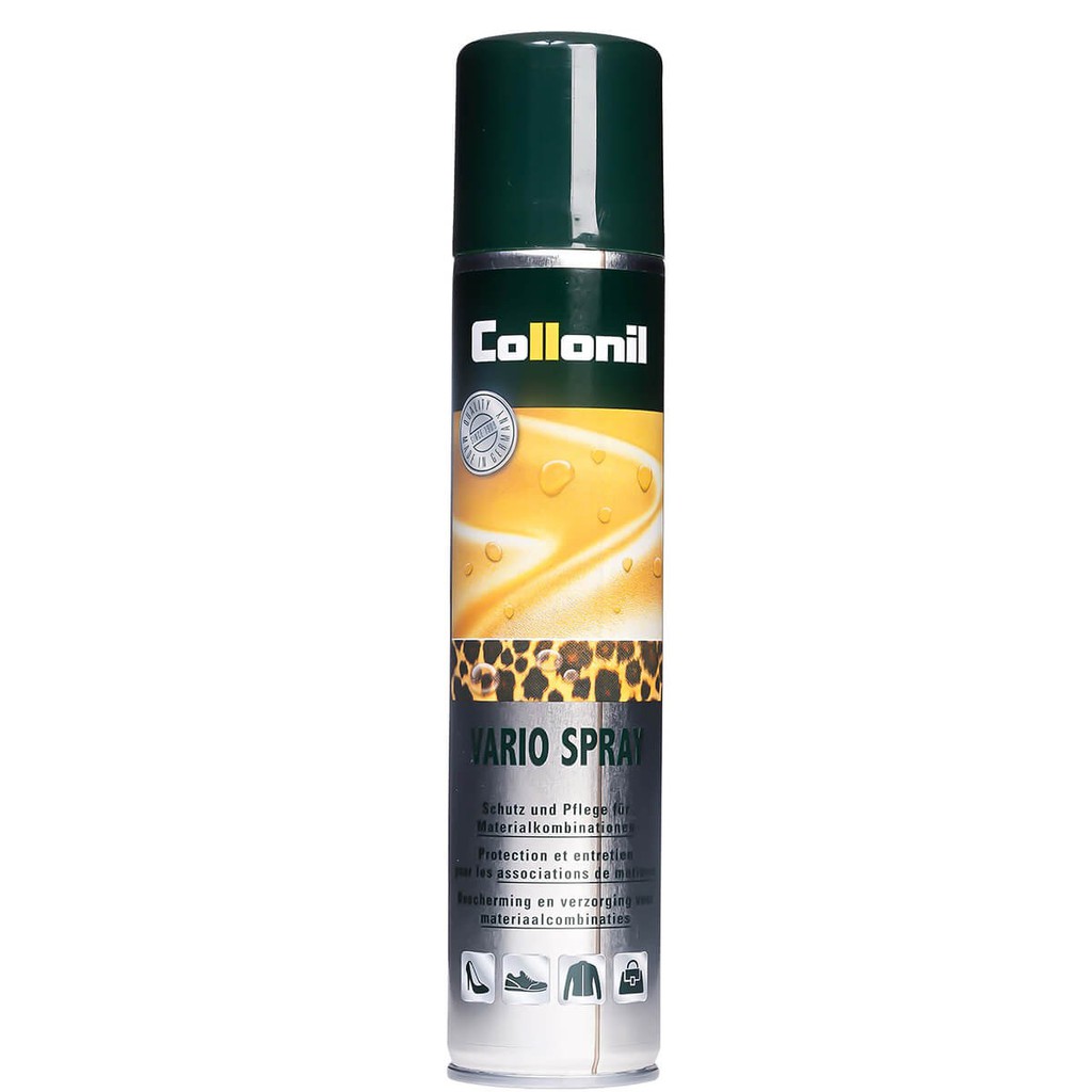 collonil-vario-spray-200ml-โคโลนิลสเปรย์กันน้ำสำหรับวัสดุหลากหลายชนิด-สำหรับรองเท้าและกระเป๋า