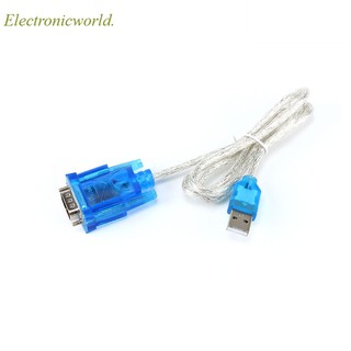 อะแดปเตอร์สายเคเบิ้ลรองรับ Windows7 64 HL-340 USB to RS232 COM Port Serial PDA 9 pin DB9