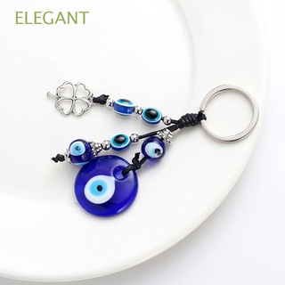 ภาพหน้าปกสินค้าELEGANT Unusual Clover Shape Keyring Kawaii Jewelry Pendant Evil Eye Keychain Cute Jewerly Gifts Car Trinket ​Charm Collection Four-leaf Clover DIY Trinkets Blue Evil Eye Keyring/Multicolor ที่เกี่ยวข้อง