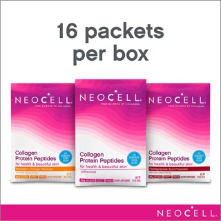 💥New “ pre-order 🇺🇸USA‼️Neocell Collagen Protein Peptides – for Heathy &amp; Beautiful Skin, Unflavored – 16 Packets