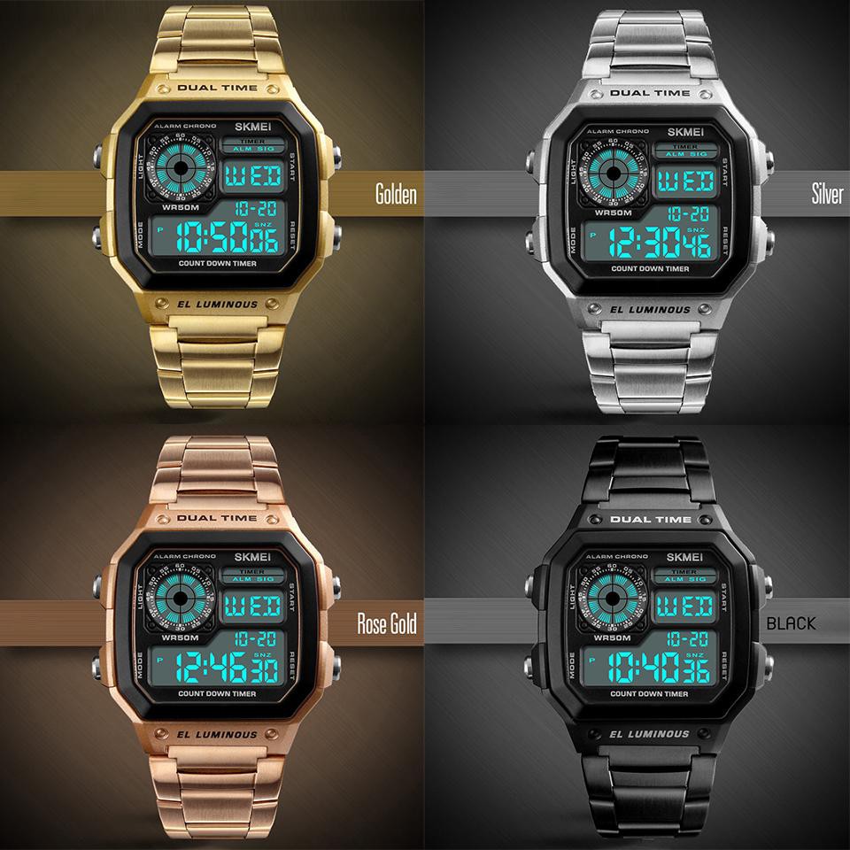 ภาพสินค้าSKMEI 1335 นาฬิกาข้อมือ นาฬิกาสปอร์ต นาฬิกากีฬา ระบบดิจิตอล กันน้ำ 100% จากร้าน more24store บน Shopee ภาพที่ 2