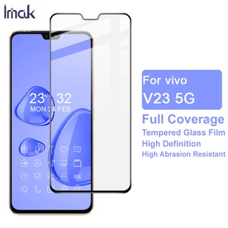 Original Imak Vivo V23 5G กระจกนิรภัย กาวเต็ม ฟิล์มกันรอยหน้าจอ