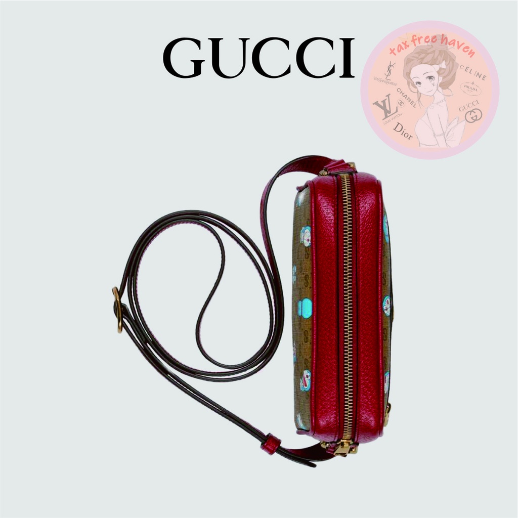 shopee-ราคาต่ำสุด-ของแท้-100-gucci-brand-new-doraemon-x-gucci-mini-handbags