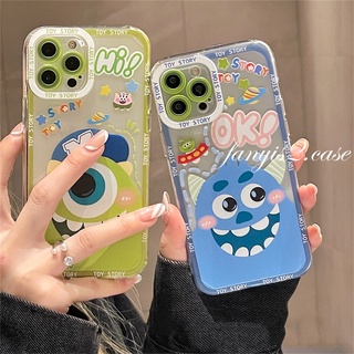 เคสป้องกันโทรศัพท์มือถือ ลายมอนสเตอร์ ประดับขนเฟอร์ สําหรับ OPPO A38 A76 A96 A16 A16s A16K A15 A15s A74 A54 A94 A95 A93 A9 A5 A53 A33 A32 A92 A52 A72 Reno 7Z 6Z 5Z 5Pro 4F A5s A3s F9Pro F11