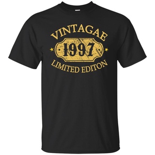 เสื้อยืด พิมพ์ลาย Vintagae Limited 1997 ของขวัญวันเกิด สําหรับผู้ชาย 22 ปี 22 ปีS-5XL