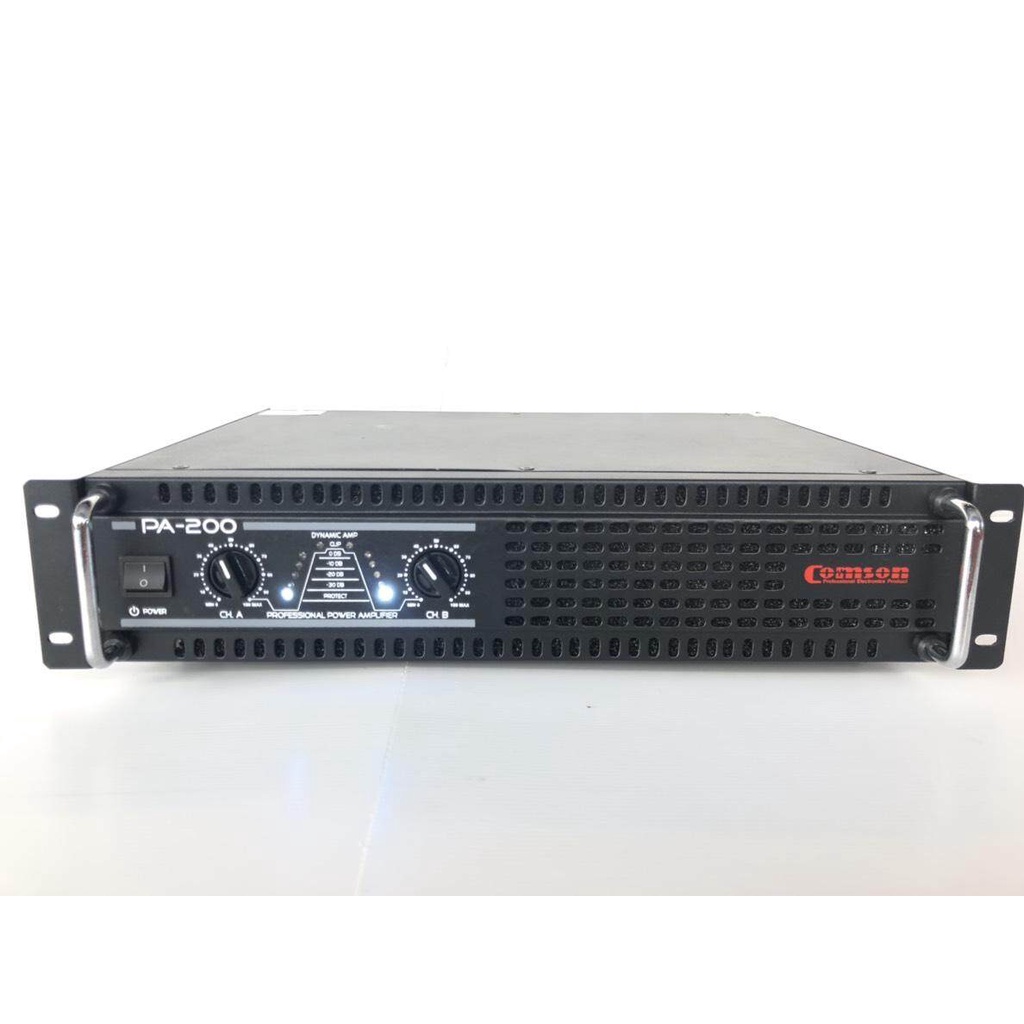 COMSON เพาเวอร์แอมป์ 250+250วัตต์ RMS เครื่องขยายเสียง รุ่น PA 200 ...