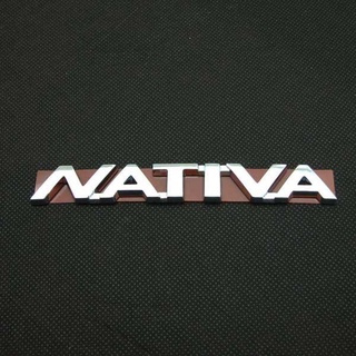 กรุณาวัดขนาดก่อนสั่งซื้อ โลโก้ Mitsubishi Nativa Logo Nativa  มิตซูบิชิ โลโก้อย่างดี Aegether