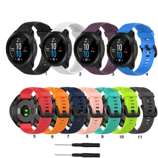 สายนาฬิกาซิลิโคน สำหรับ Garmin Fenix 5 plus Forerunner 935 945 Approach S60