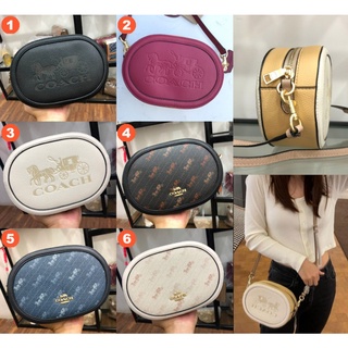 Coach C4164 C4056 C4057 Camera Bag in Colorblock with Horse And Carriage Women Crossbody Sling Beg . กระเป๋ากล้อง