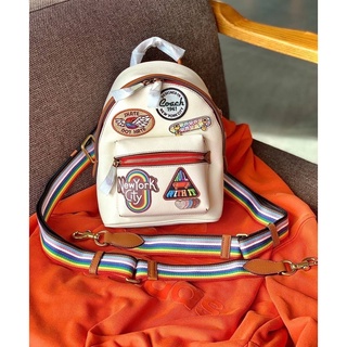 COACH CA137 CHARER BACKPACK WITH PATCHES