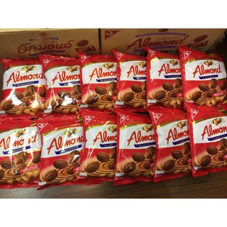 🔥ขายส่ง🔥🌰 United Almond chocolateขนาด247กรัมบรรจุ50​เม็ด ( 1ลัง มี12ห่อ)