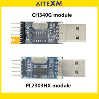 โมดูลอะแดปเตอร์แปลง UART PL2303 USB เป็น RS232 TTL CH340G CH340 3.3V 5V