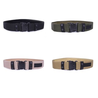 Mens เข็มขัด Army Tactical เข็มขัด เข็มขัด Plastic buckle